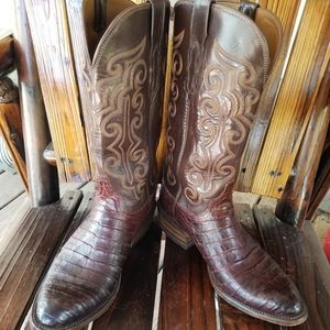 Lucchese classic line caiman boots